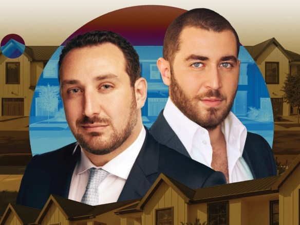 Salim and Kamil Chraibi, founders of BlueNest Development, at construction site in South Miami-Dade